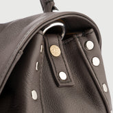 POSTINA® BABY IN PELLE LISCIA BROWN MARENGO | Zanellato