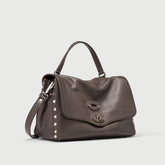 POSTINA® S IN PELLE LISCIA BROWN MARENGO - Postina® | Zanellato