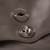 POSTINA® S IN PELLE LISCIA BROWN MARENGO | Zanellato