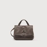 POSTINA® BABY IN PELLE LISCIA BROWN GIANDUIOTTO - Mini Bag | Zanellato