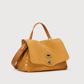 POSTINA® S IN NABUK BROWN BRANDY - Borse in Pelle Nabuk | Zanellato