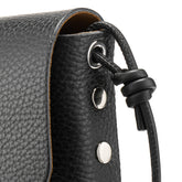 LETTERA® S IN PELLE MARTELLATA BLACK NERO | Zanellato