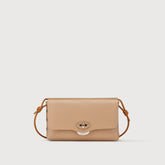 LETTERA® S IN PELLE MARTELLATA BROWN CANTUCCI - Pochette | Zanellato