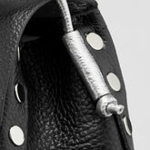 POSTINA® SBABY IN PELLE LAMINATA BLACK NERO | Zanellato