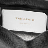 POSTINA® SBABY IN PELLE LAMINATA BLACK NERO | Zanellato
