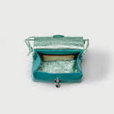 POSTINA® SBABY IN PELLE LAMINATA GREEN PESTO GENOVESE | Zanellato