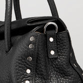DOTTA® BABY IN PELLE MARTELLATA BLACK NERO | Zanellato