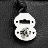 DOTTA® S IN PELLE MARTELLATA BLACK NERO | Zanellato
