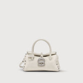 DOTTA® BABY IN PELLE MARTELLATA WHITE D'ALBA - Mini Bag | Zanellato