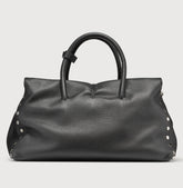 DOTTA® XL IN PELLE MARTELLATA BLACK NERO | Zanellato
