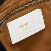 DOTTA® XL IN PELLE MARTELLATA BLACK NERO | Zanellato