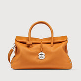 DOTTA® XL IN PELLE MARTELLATA ORANGE DEL DOGE | Zanellato