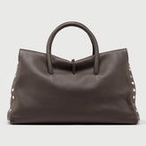 DOTTA® XL IN PELLE MARTELLATA BROWN CASTEL DEL MONTE | Zanellato