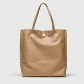 A' SPASSO® M IN PELLE LISCIA GREY TIMO DI RAVENNA - Tote Bag | Zanellato