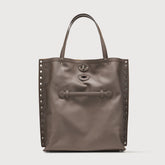 A' SPASSO® M IN PELLE LISCIA BROWN GIANDUIOTTO - Tote Bag | Zanellato