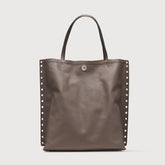 A' SPASSO® M IN PELLE LISCIA BROWN GIANDUIOTTO - Tote Bag | Zanellato