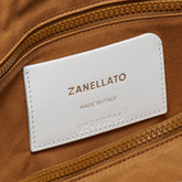 BORSA RACQUET CLUB EXTRA LARGE IN PELLE MARTELLATA BROWN BALCONIERA | Zanellato