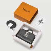 POSTINA® WALLET IN PELLE MARTELLATA GREY VULCANO | Zanellato