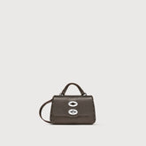 POSTINA® WALLET IN PELLE MARTELLATA BROWN DOLCE AMARO | Zanellato