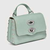 POSTINA® WALLET IN PELLE MARTELLATA GREEN PIPERITA | Zanellato