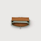 POSTINA® WALLET IN PELLE MARTELLATA GREEN PIPERITA | Zanellato