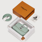 POSTINA® WALLET IN PELLE MARTELLATA GREEN PIPERITA | Zanellato