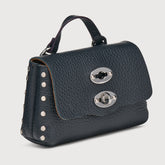 POSTINA® WALLET IN PELLE MARTELLATA DARK NAVY | Zanellato