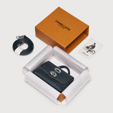 POSTINA® WALLET IN PELLE MARTELLATA DARK NAVY | Zanellato