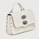POSTINA® WALLET IN PELLE MARTELLATA BIANCO LATTE | Zanellato