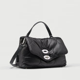 POSTINA® S IN TESSUTO BLACK LIQUIRIZIA - Borse in Pelle e Tessuto | Zanellato