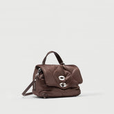 POSTINA® BABY IN TESSUTO BROWN PERUGIA - Borse in Pelle e Tessuto | Zanellato