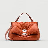 POSTINA® S IN TESSUTO BROWN SAN MARZANO - Borse in Pelle e Tessuto | Zanellato