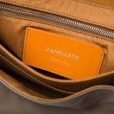 POSTINA® S IN PELLE STAMPATA GREY OSTIA ANTICA | Zanellato